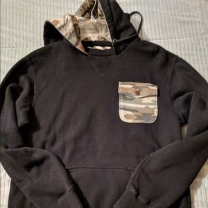 Aztec/Camo-print Pullover Hoodie